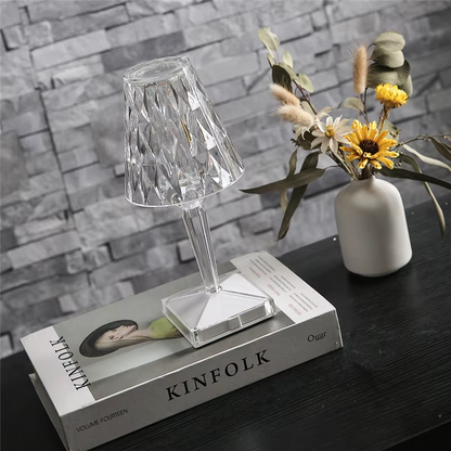 Crystal Diamond LED Table Lamp – Luxury Decorative Night Light