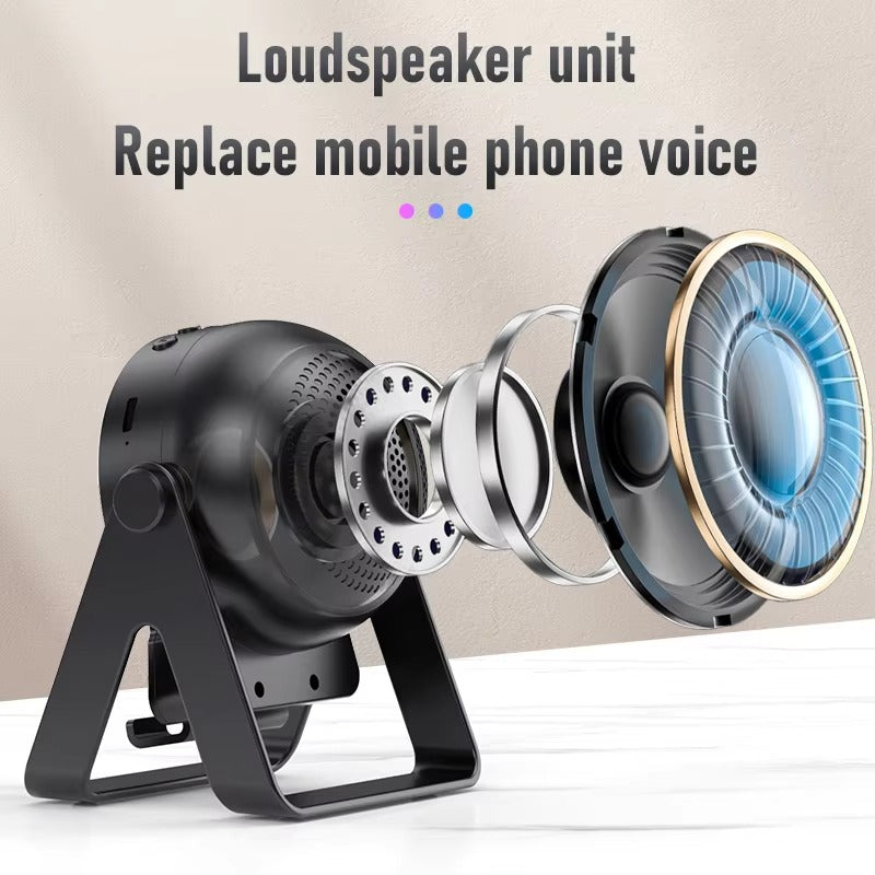 Smile RGB LED Emoji Light Speaker and Phone Holder
