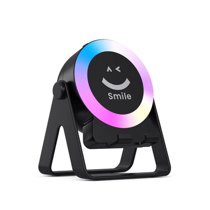 Smile RGB LED Emoji Light Speaker and Phone Holder