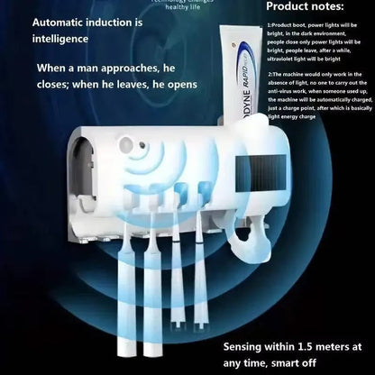 UV Toothbrush Sterilizer & Wall Mounted Toothbrush Holder
